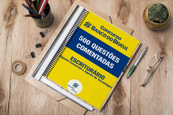 Apostila Banco do Brasil Concurso 2025 500 Questões Oficial - Criado Pela Banca - O MECANISMO