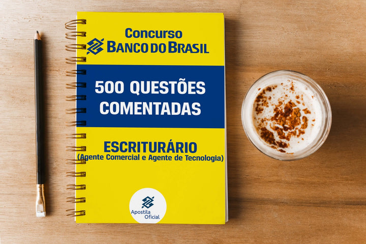 Apostila Banco do Brasil Concurso 2025 500 Questões Oficial - Criado Pela Banca - O MECANISMO