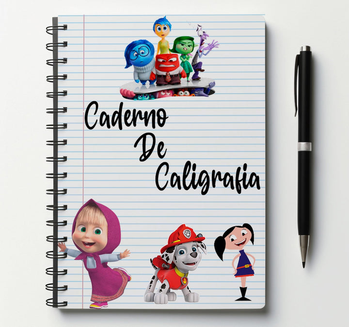 Caderno De Caligrafia Infantil livro de alfabetização - O MECANISMO