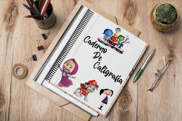 Caderno De Caligrafia Infantil livro de alfabetização - O MECANISMO
